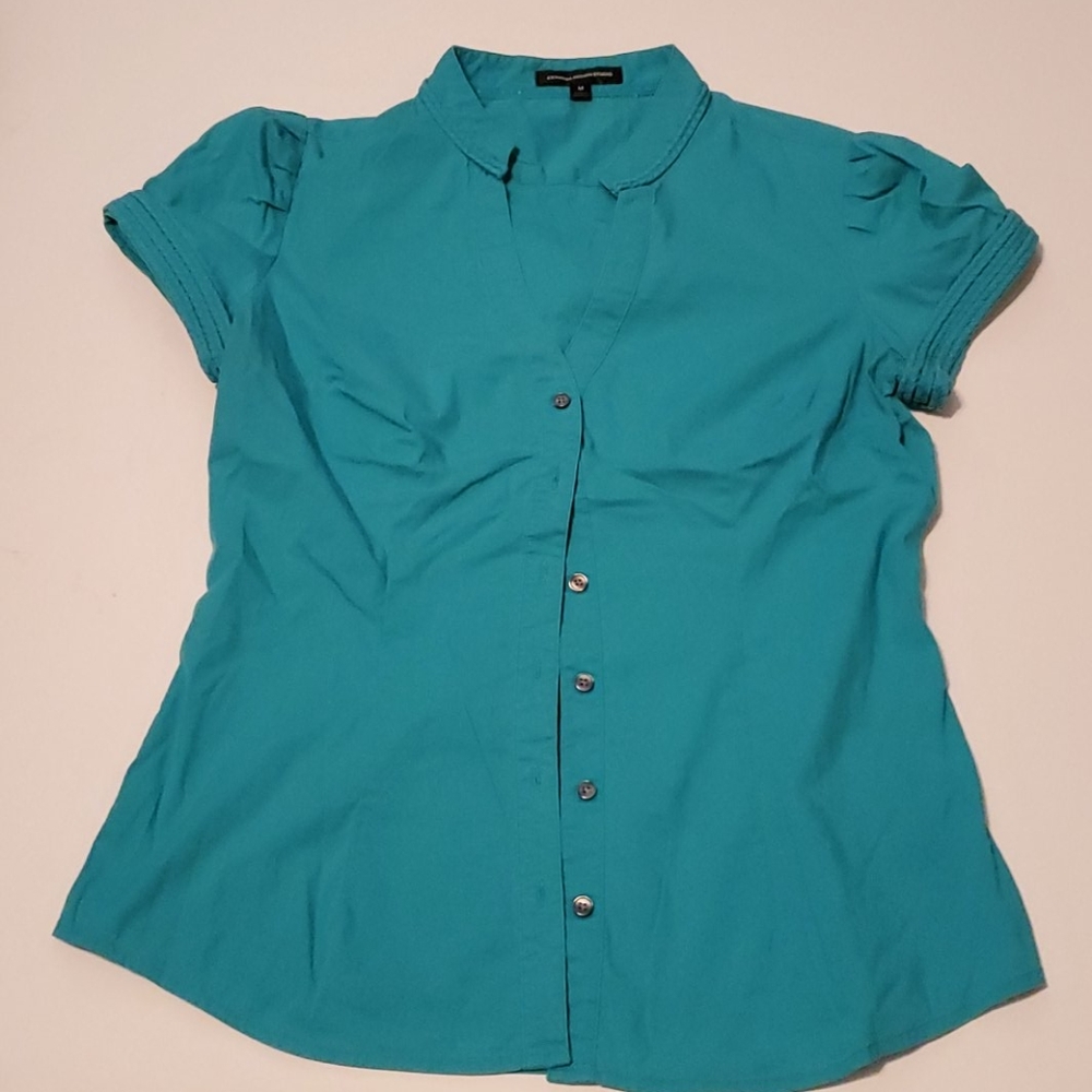 Express Design Studio Button Down Short Sleeve
